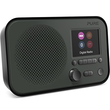 Pure Elan BT3 Portable DAB /FM Radio with Bluetooth and Alarm - Graphite