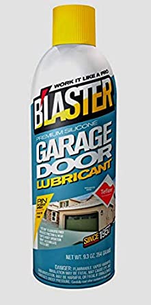 Blaster Silicone GARAGE DOOR LUBRICANT Silicone Lube Teflon Stops Squeaks 16-GDL