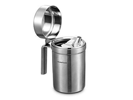 SERAFINO ZANI Rhine Series 18/10 Stainless Steel Dishwasher Safe Eco-friendly Oil Can Dispenser