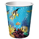 Creative Converting Ocean Party 8 Count Paper Cups 9-Ounce