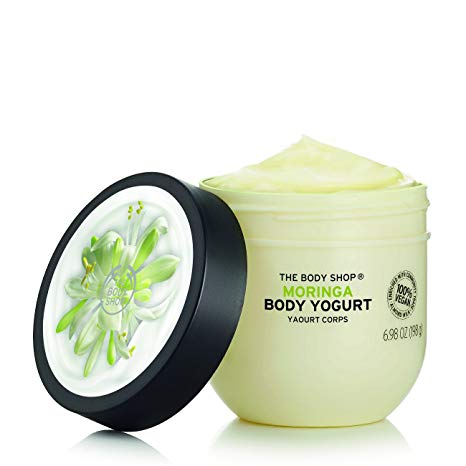 The Body Shop Moringa Body Yogurt, 48hr Moisturizer, 100% Vegan, 6.98 Fl.Oz