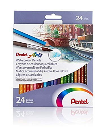 Pentel Arts Watercolour Pencil Set - Assorted