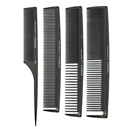 Cricket Stylist Carbon Comb 4 pack