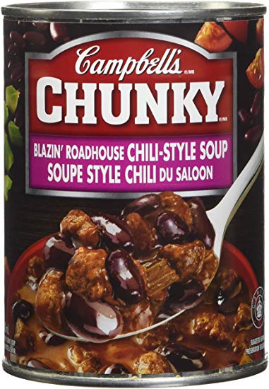 Campbell's Chunky Blazin Roadhouse Chili-Style Soup, 540 ml