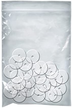 Clear Disc Pads to Stabilize Earrings, Plastic Discs for Earring Backs (100)