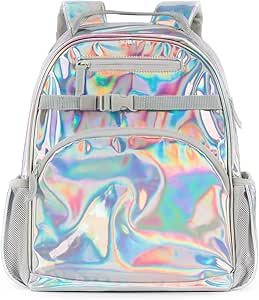 Simple Modern Reflective Backpack for Kids | Plastic Mini Backpack for School Kindergarten Elementary | Fletcher Collection | Kids - Medium (15" tall) | Zenon