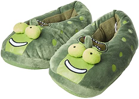 Rick and Morty Pickle Rick Men's Slippers