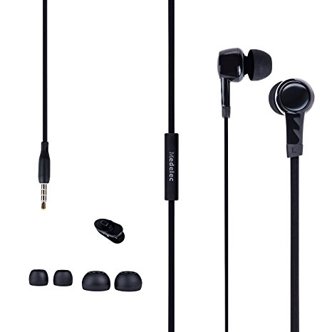 Medelec M18 High Performance Earbuds Headphones with 3.5 mm Audio Output