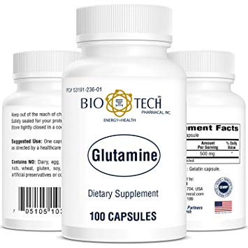 BioTech Pharmacal - Glutamine - 100 Count
