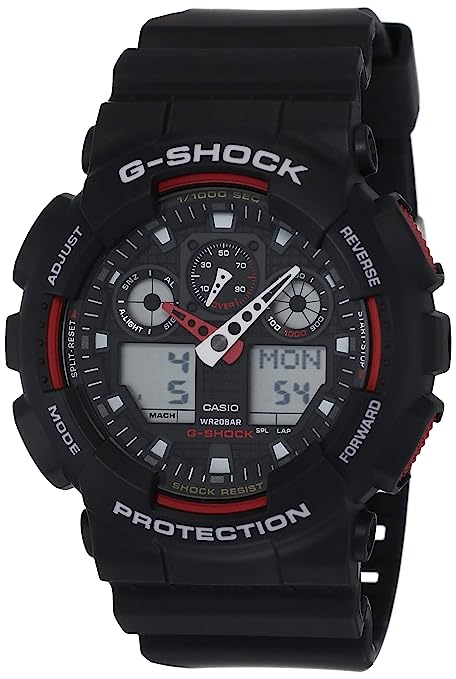 Casio G-Shock Analog-Digital Black Dial Men's Watch-GA-100-1A4DR (G272)