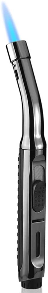 Butane Torch Lighter Adjustable Jet Flame Lighter Torch Long Lighter Gas Refillable Fire Lighter for Candle, Grill, Kitchen, Camping, Fireplace-Butane NOT Included