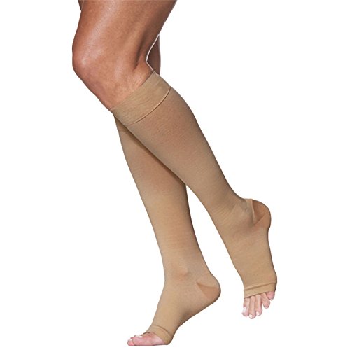 970 Access Series 20-30 mmHg Unisex Open Toe Knee High Sock Size: Medium Long (ML)