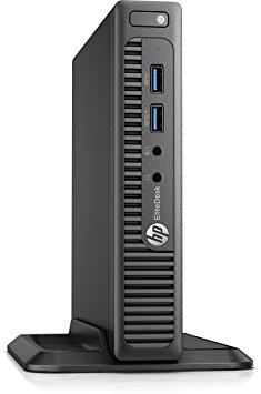 HP EliteDesk 705 G3 Mini Desktop, 8 GB RAM, 256 GB SSD, AMD Radeon R7, Black (Z2H59UT#ABA)