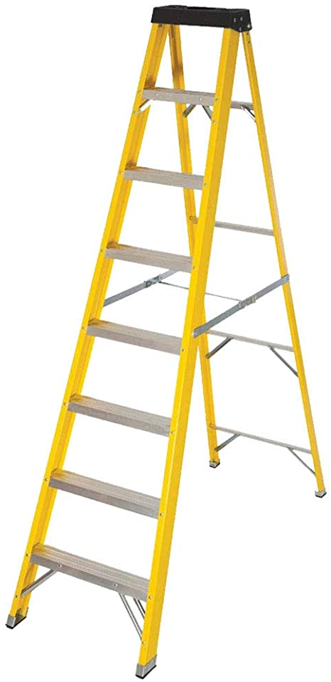 Excel Fibreglass Step Ladder 8 Tread 2.1M