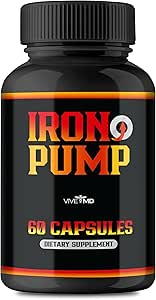 Iron Pump For Men Capsules Official Formula, Iron Pump Ed Pills Advanced Formula Max Performance - Maximum Strength, Iron Pump Pills for Men All Natural Formula, IronPump Support Reviews (60 Capsules)