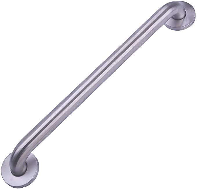 AmazonBasics Bathroom Handicap Safety Grab Bar, 24 Inch Length, 1.25 Inch Diameter