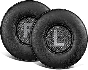 SOULWIT 70mm Earpads Replacement for Jabra Move/Elite 25h Wireless On-Ear Headphones, Ear Pads Cushions with High-Density Noise Isolation Foam - Move PL Black