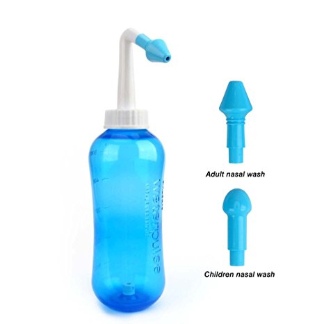 HailiCare 500ml Nasal Wash Pot Device Nasal Irrigation for Adult and Children Allergic Rhinitis Treatment
