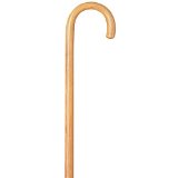 Carex Health Brands Round Handle Wood Cane Natural