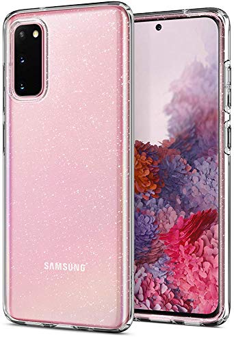 Spigen Liquid Crystal Glitter Designed for Samsung Galaxy S20 Case (2020) - Crystal Quartz