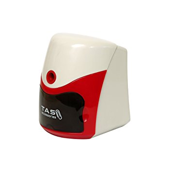Heavy Duty Manual Pencil Sharpener - Extra Quiet for Classroom / Office / Art Use - Industrial Strength - Red / Black / Blue!