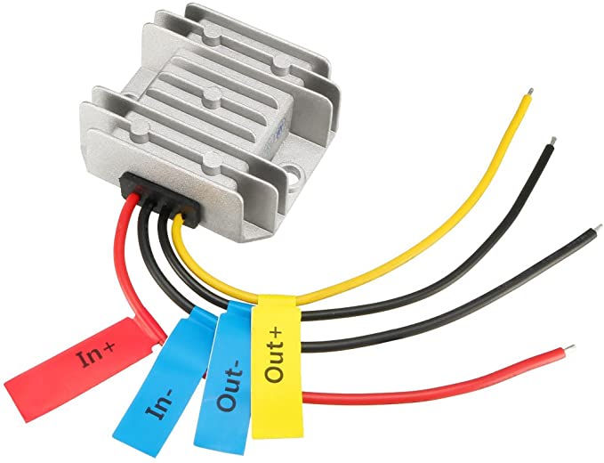 uxcell Voltage Converter Regulator DC/DC DC 12V Step-Up to DC 48V 2A 96W Power Boost Transformer Waterproof