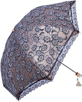 Nicecho UPF 50  Fashion Lace Umbrella - Sun Protection