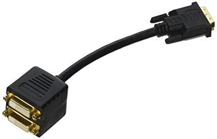 Monoprice 102518 DVI-D Male to DVI-D Female x 2 Video Splitter Cable