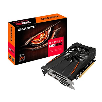 Gigabyte GV-RX560OC-2GD Radeon RX 560 OC 2G Graphic Card