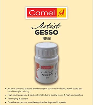 Camel Kokuyo Artist Gesso White 100Ml by Anmol Art & Frames
