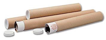 Ambassador Mailing Tubes Cardboard A4-A3 L330xDia.50mm Ref PT-050-15-0330 [Pack of 25]