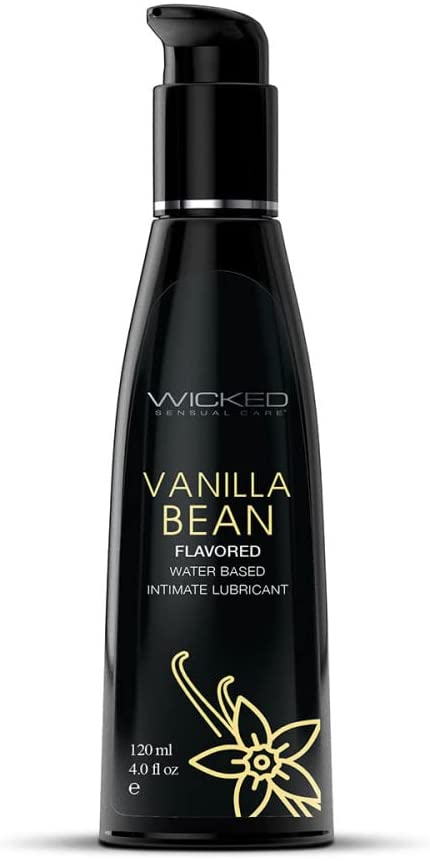 Wicked Sensual Care Water Based Lube, Vanilla Bean, by Wicked Sensual Care (4 oz)