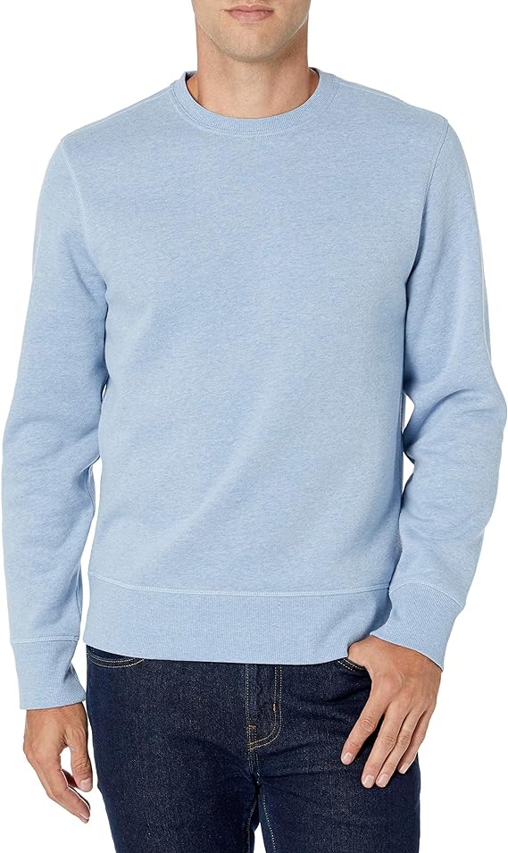 Amazon Essentials Mens Long-Sleeve Crewneck Fleece Sweatshirt