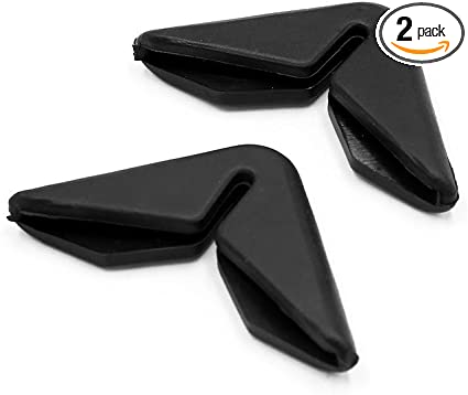 uxcell 2pcs Black Universal Automobile Car Side Door Edge Corner Guard Protector