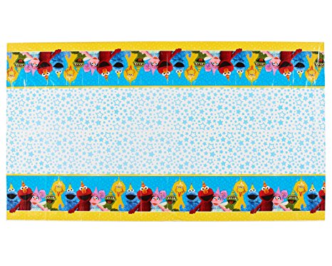 American Greetings Sesame Street 54" x 96" Plastic Table Cover