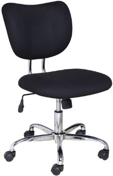Comfort Products 60-2018 Mid-Back Mesh Task Chair, Black