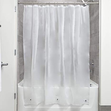 InterDesign Liner Curtain for Shower, Made of EVA, Frost, 183.0 x 183.0 cm