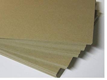 Paper Mart 8-1/2" x 11" 22-Point Chipboard Brown Kraft Sheets for Mailing Protection and Scrapbooking, 100 Pieces (100ChipBr)