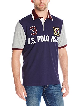 U.S. Polo Assn. Men's Color Block Polo Shirt