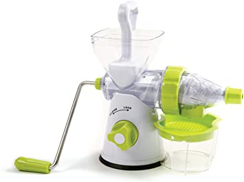 Norpro Hand Juicer, 14&quot x 8&quot x 4&quot, White/Green