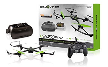 Sky Viper v2450FPV Streaming Drone with FPV Goggles - 2017 Edition