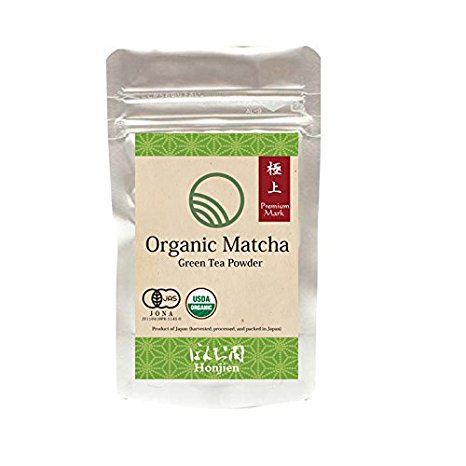 Premium Organic Matcha Green Tea Powder 1.06oz (30g) from Japan - Ceremonial Grade