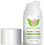 Amara Organics Vitamin C Cream for Face with Coconut Oil 17 fl oz