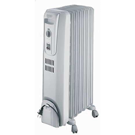 Delonghi TRH0715CA 1500W Safe Heat Portable Oil-Filled Radiator