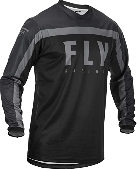 Fly Racing MX-Jersey-F-16 Black/Grey