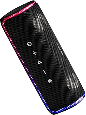 Ion Audio Slam Jam-IPX7 Waterproof Bluetooth Speaker with Microphone, Rechargeable Battery, 15 Drum Sounds, Aux Input and USB Charge Port