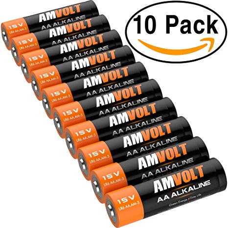 AA Batteries [Ultra Power] Premium LR6 Alkaline Battery 1.5 Volt Non Rechargeable Batteries for Watches Clocks Remotes Games Controllers Toys & Electronic Devices - 2027 Expiry Date (10 Pack)