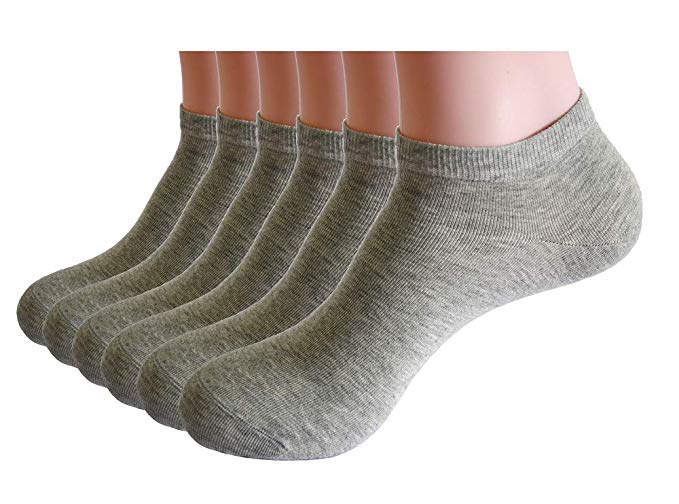 Mens Ankle Socks, Low Cut Cotton Comfortable Breathable Thin Socks