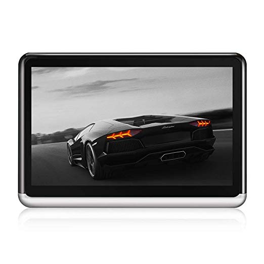 DDAUTO Android Headrest DVD Player for Car 1080P, 4500mAh Battery, IPS Touch Screen, Supports WiFi, Bluetooth, HDMI Output, FM, Cell Mirror, Netflix