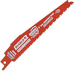 Diablo DS0612BW 6-in 6/12 TPI Wood Cutting Reciprocating Saw Blade